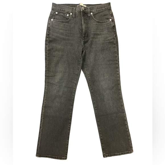 Madewell Pants - Madewell Slim Demi Boot 27 Washed Black